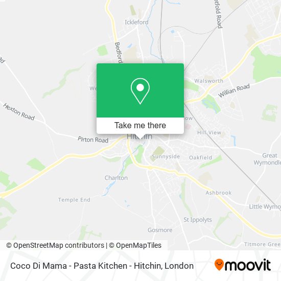 Coco Di Mama - Pasta Kitchen - Hitchin map