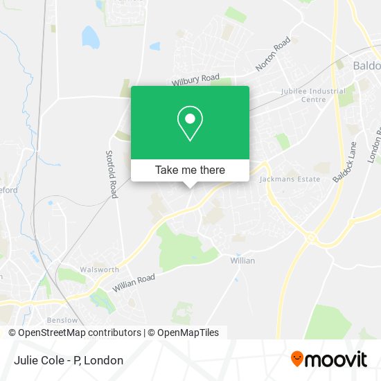 Julie Cole - P map