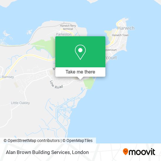 Alan Brown Building Services map