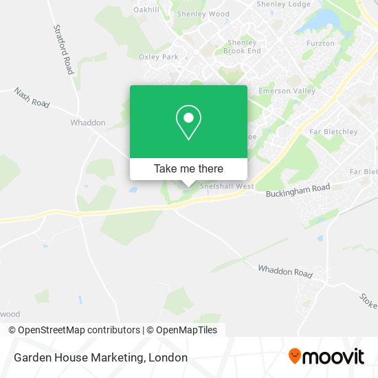 Garden House Marketing map