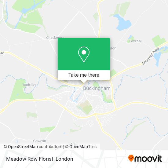 Meadow Row Florist map