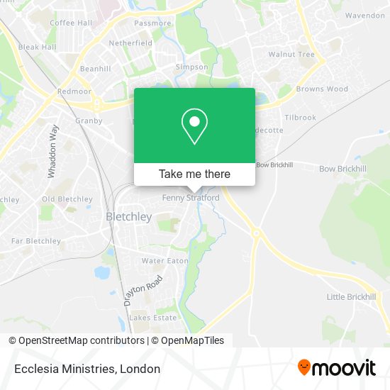 Ecclesia Ministries map