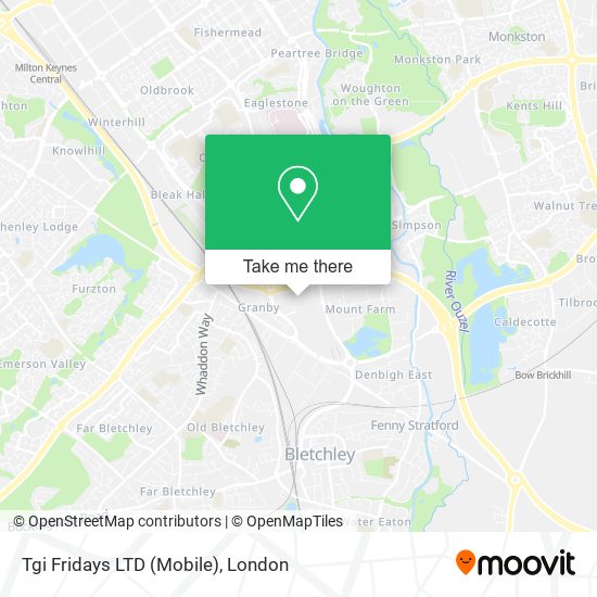 Tgi Fridays LTD (Mobile) map
