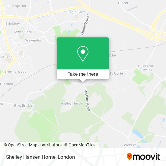Shelley Hansen Home map