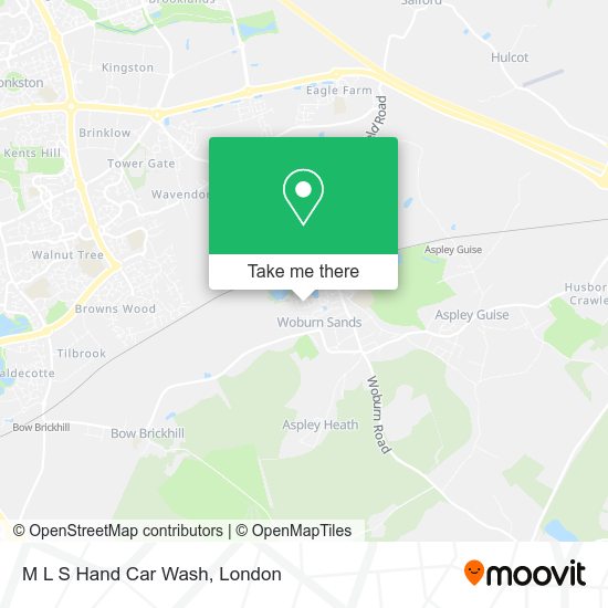 M L S Hand Car Wash map