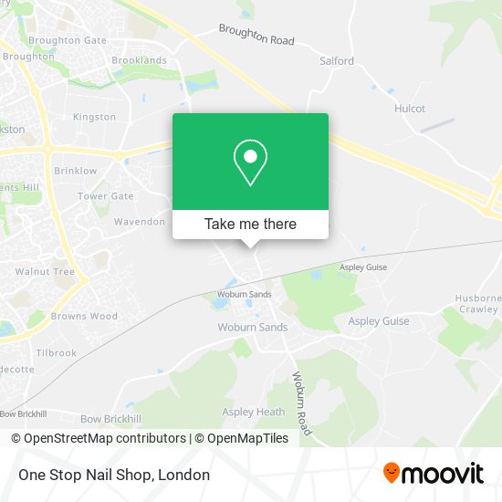 One Stop Nail Shop map