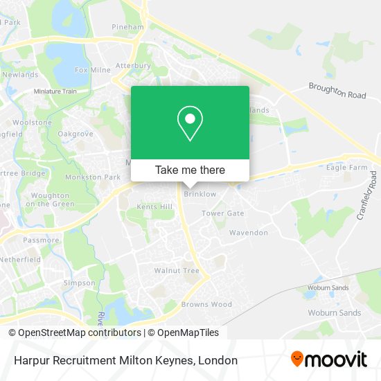 Harpur Recruitment Milton Keynes map