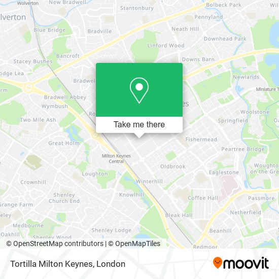 Tortilla Milton Keynes map