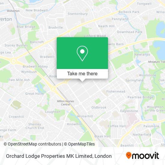 Orchard Lodge Properties MK Limited map