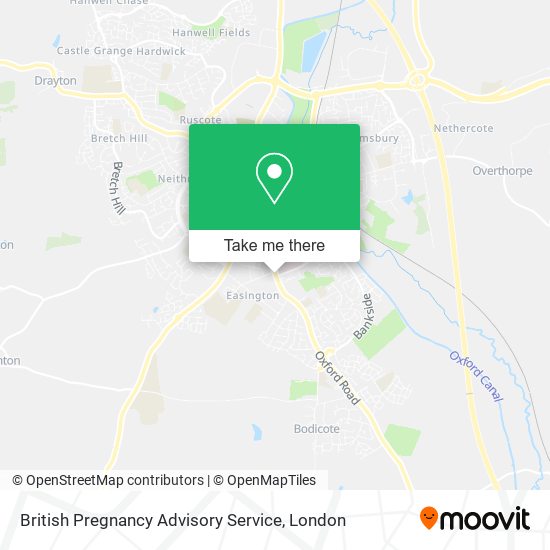 British Pregnancy Advisory Service map