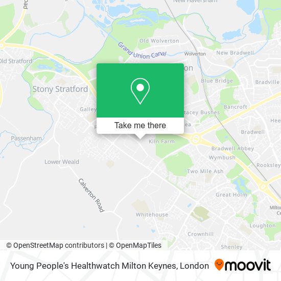 Young People's Healthwatch Milton Keynes map