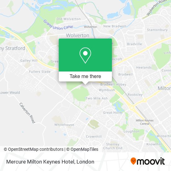 Mercure Milton Keynes Hotel map