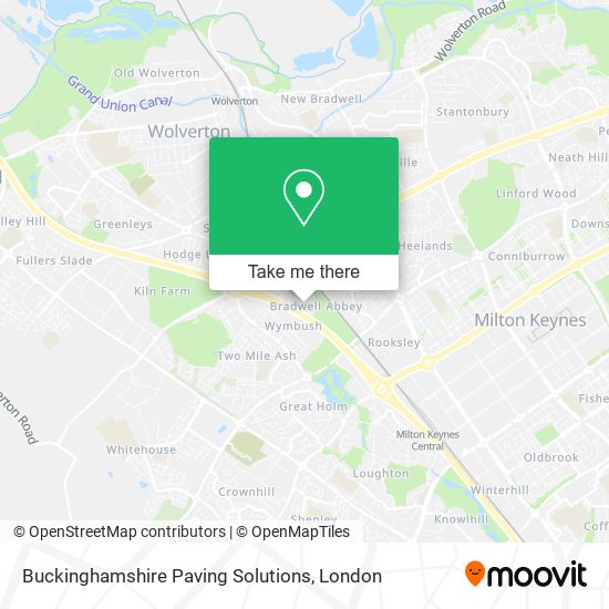 Buckinghamshire Paving Solutions map
