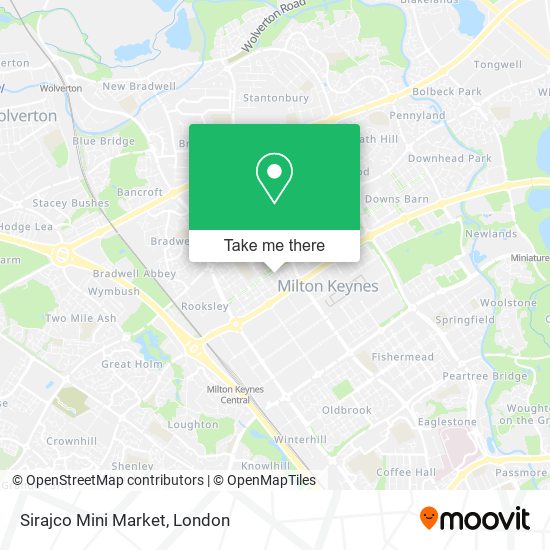 Sirajco Mini Market map