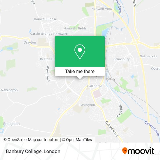 Banbury College map