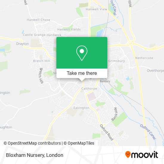 Bloxham Nursery map