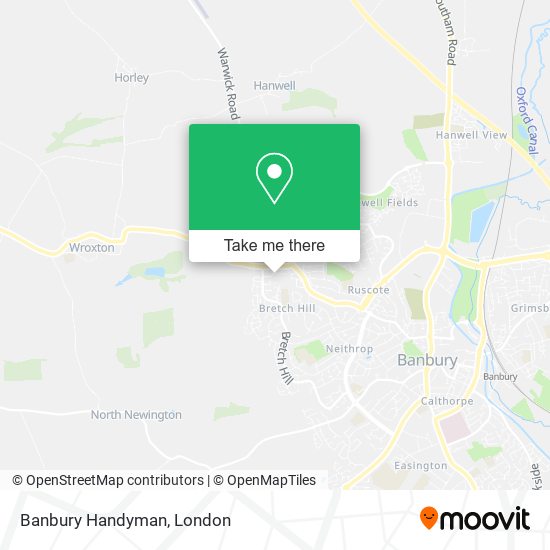 Banbury Handyman map