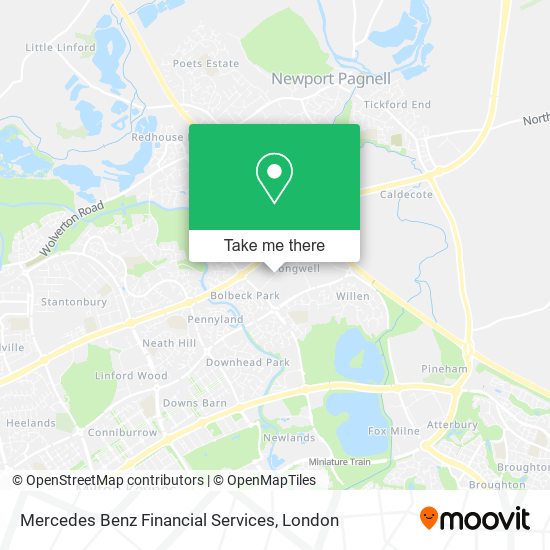 Mercedes Benz Financial Services map