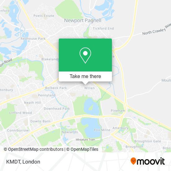 KMDT map