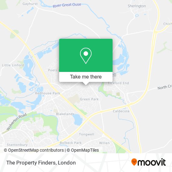 The Property Finders map