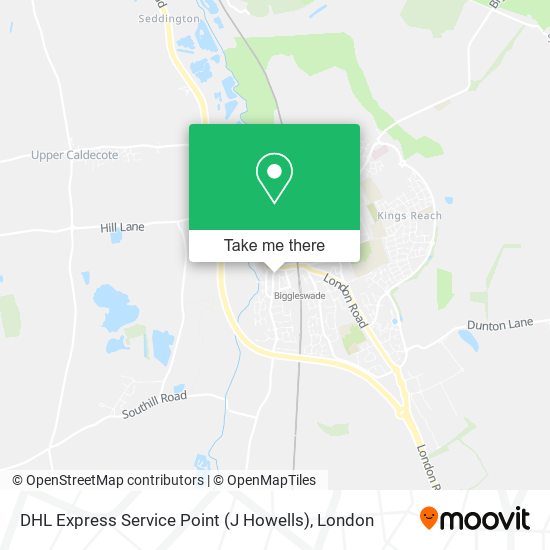 DHL Express Service Point (J Howells) map