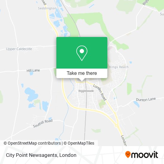 City Point Newsagents map