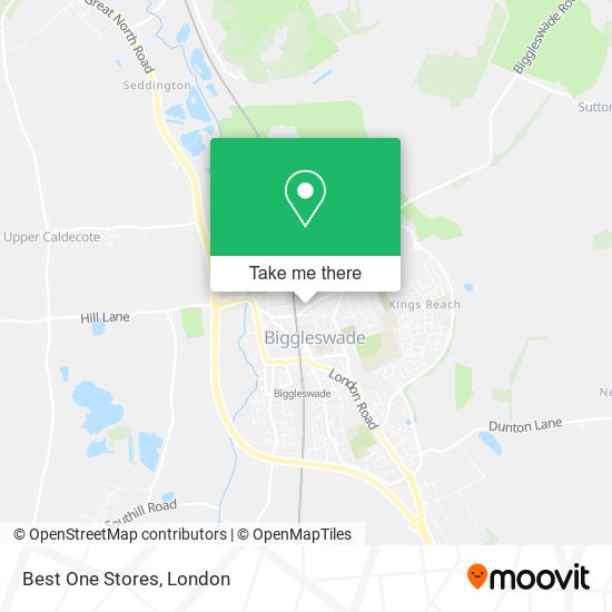 Best One Stores map