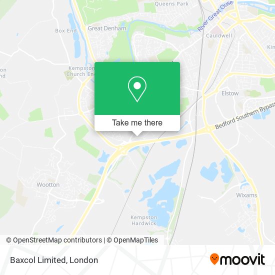 Baxcol Limited map