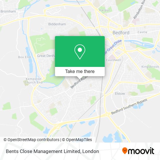 Bents Close Management Limited map
