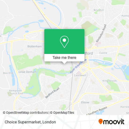 Choice Supermarket map