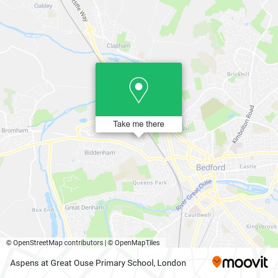 Aspens at Great Ouse Primary School map