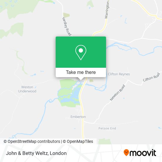 John & Betty Weltz map