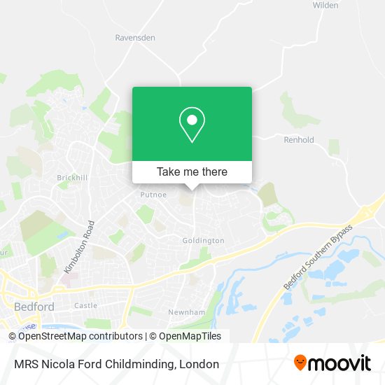 MRS Nicola Ford Childminding map