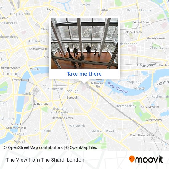 The View from The Shard map
