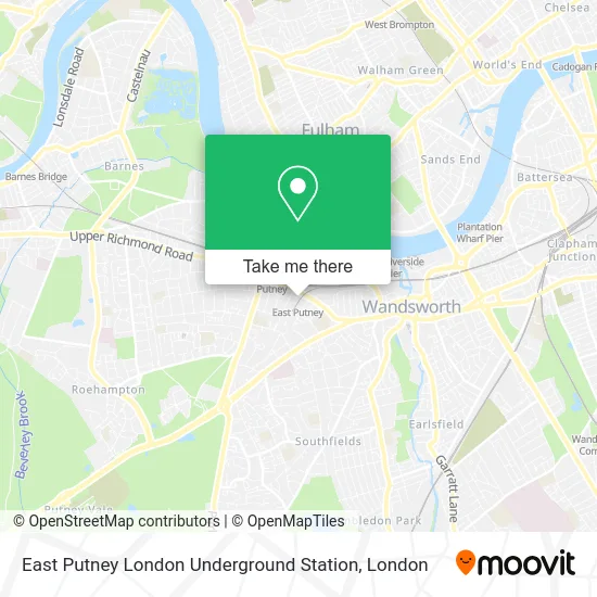 Putney Train Line Map How To Get To East Putney London Underground Station By Tube, Bus Or Train?