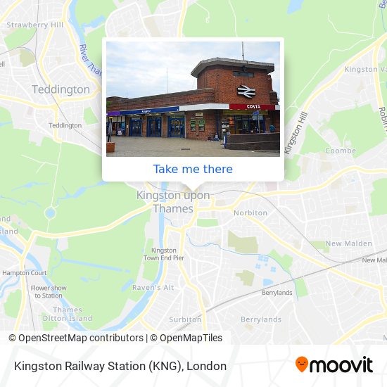 Kingston Railway Station (KNG) map