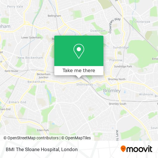 BMI The Sloane Hospital map