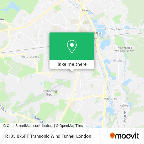 R133 8x6FT Transonic Wind Tunnel map