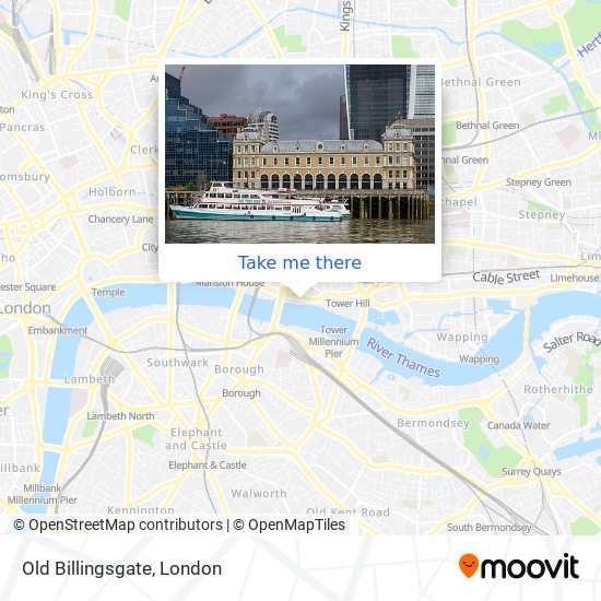 Old Billingsgate map