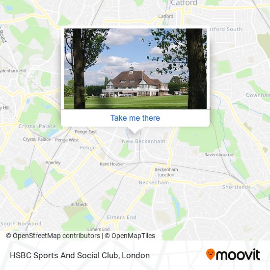 HSBC Sports And Social Club map