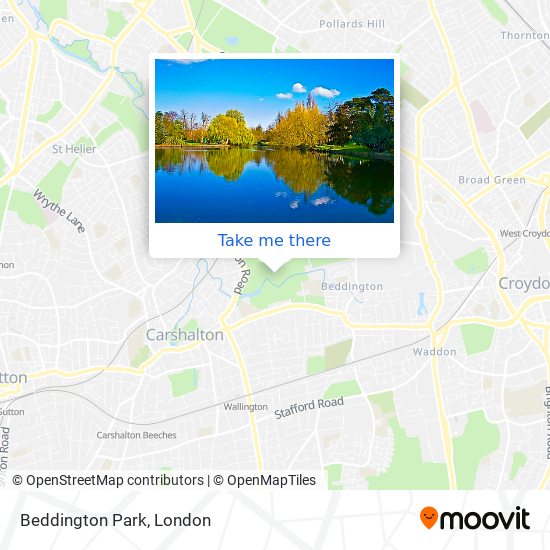 Beddington Park map
