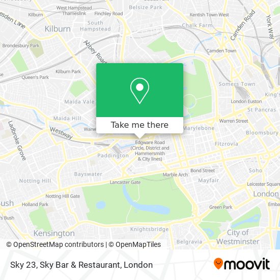 Sky 23, Sky Bar & Restaurant map