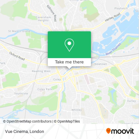 Vue Cinema map