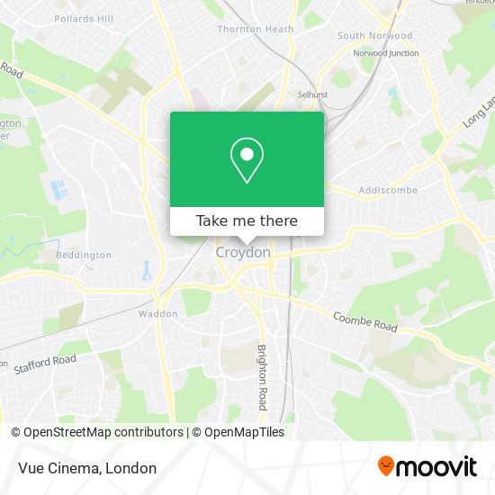 Vue Cinema map