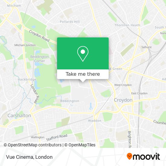 Vue Cinema map