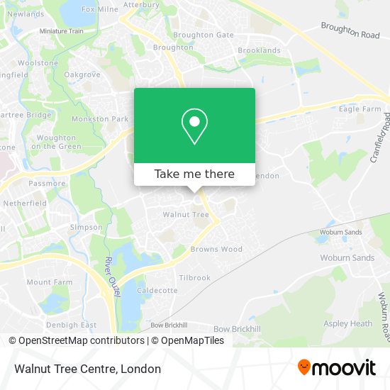Walnut Tree Centre map