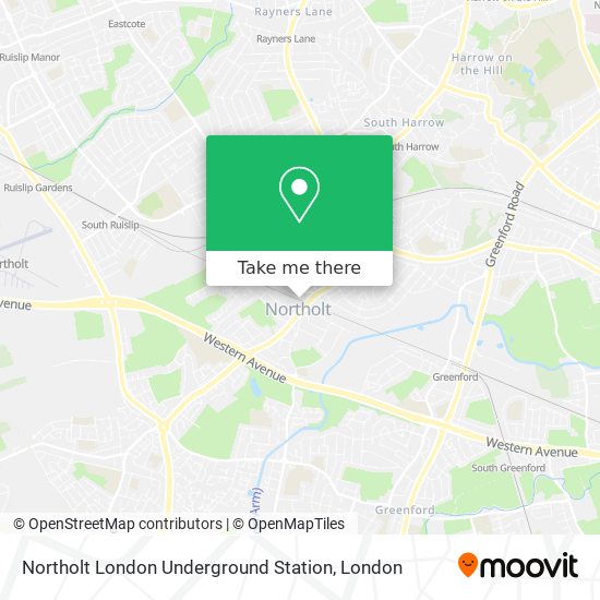 How to get to Northolt London Underground Station by bus, Tube or train?