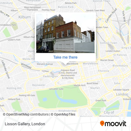 Lisson Gallery map