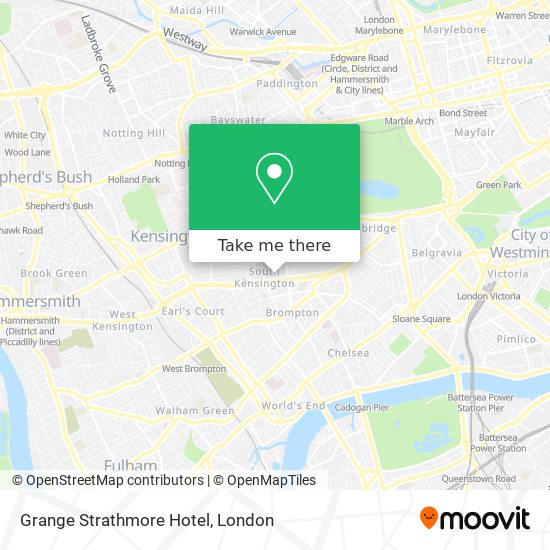 Grange Strathmore Hotel map