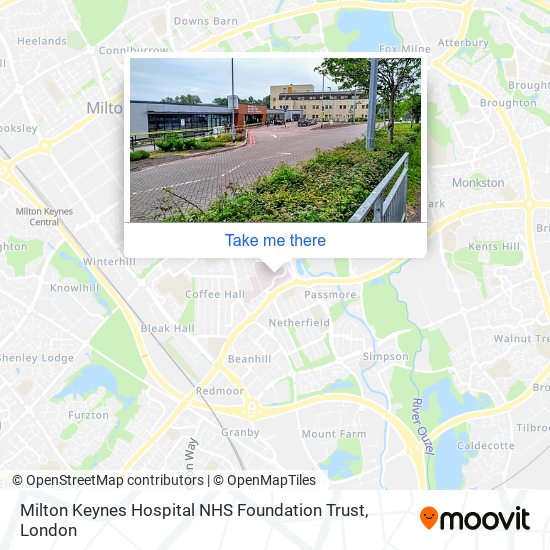 Milton Keynes Hospital NHS Foundation Trust map